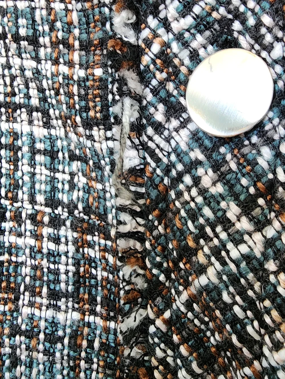 Mossimo Tweed Short Sleeve Jacket